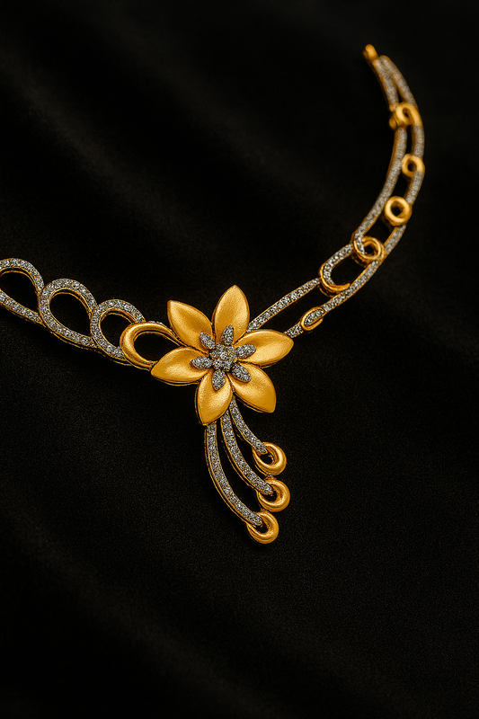 Blossom Luxe Diamond Necklace Set