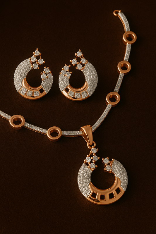 Celestial Nova Diamond Necklace Set