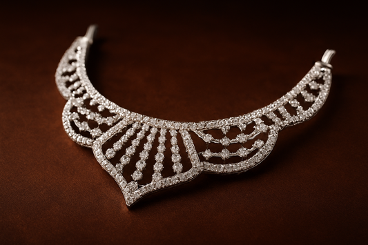 Radiant Tiers – Statement Diamond Pendant
