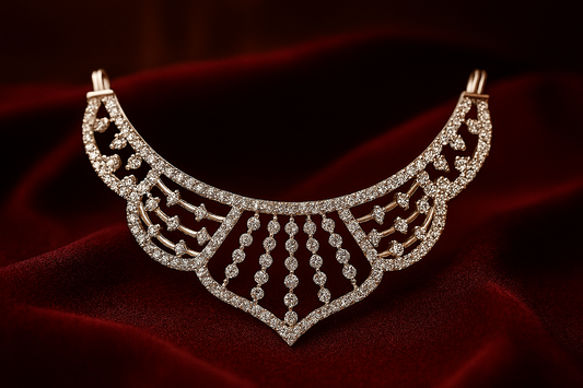 Radiant Tiers – Statement Diamond Pendant