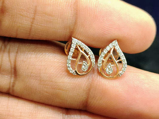 Golden Leaflet Earrings