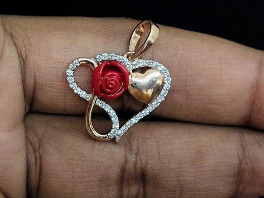 Eternal Infinity Rose Pendant