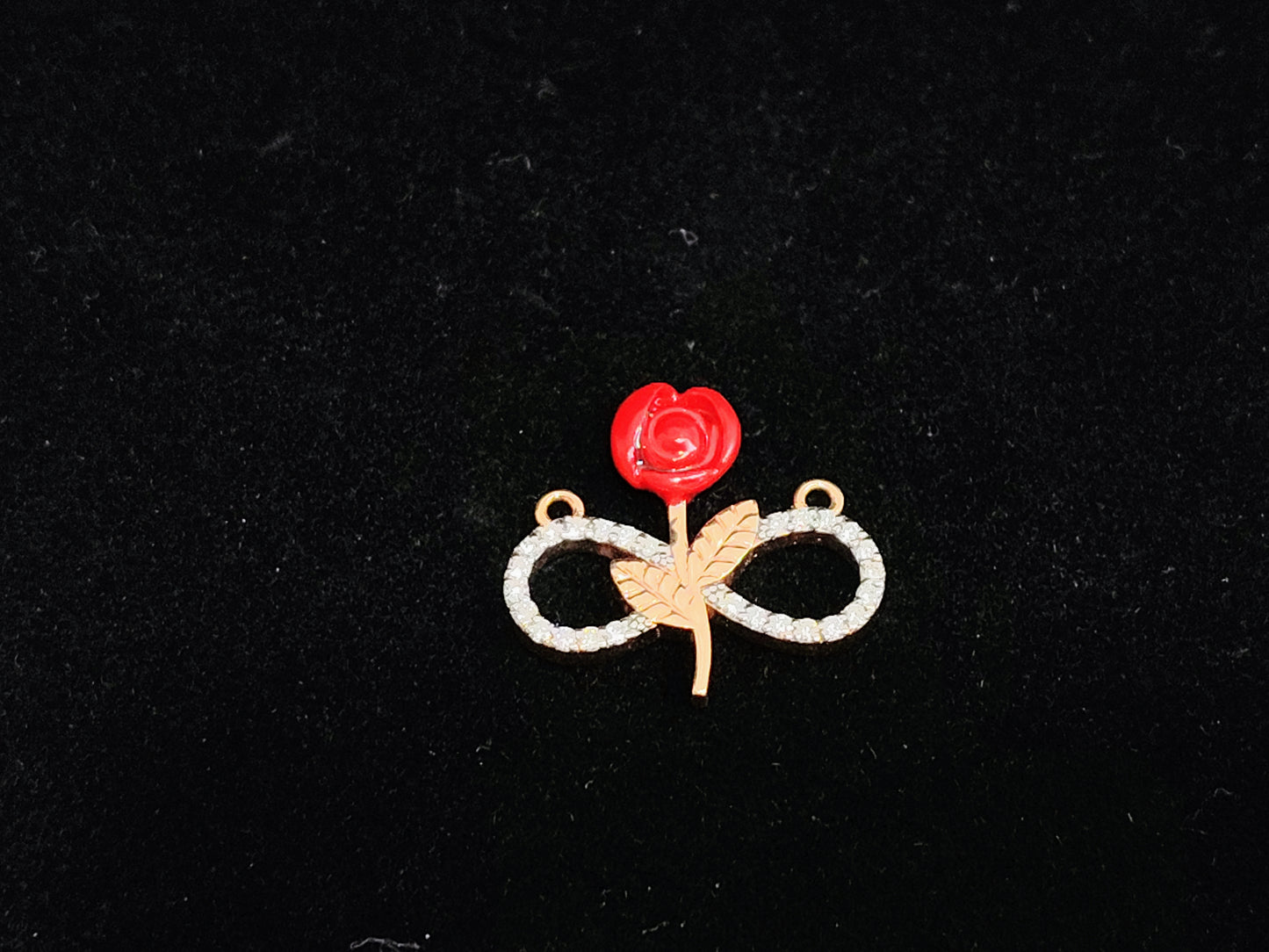 Infinity Rose Pendant