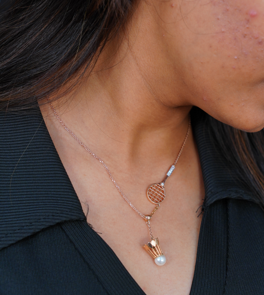Badminton Pendant with chain