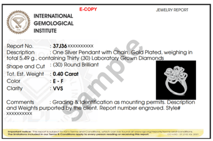 Ladies Twisted Gold Flow Diamond Pendant