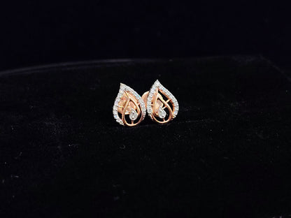 Golden Leaflet Earrings