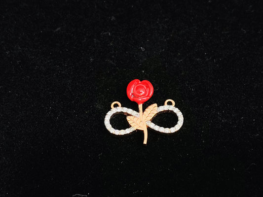 Infinity Rose Pendant