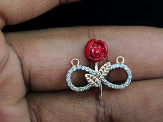 Infinity Rose Pendant