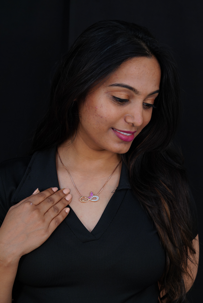 Heart - Butterfly - Infinity With Chain