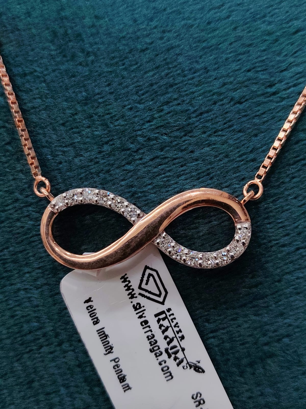Velora Infinity Pendant with Chain